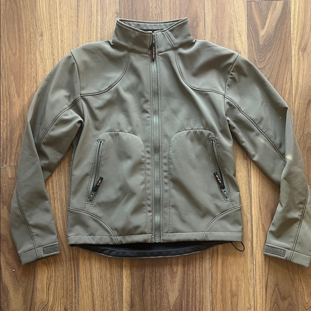 Oobe Men's Olive Utility Jacket Travel Size Small